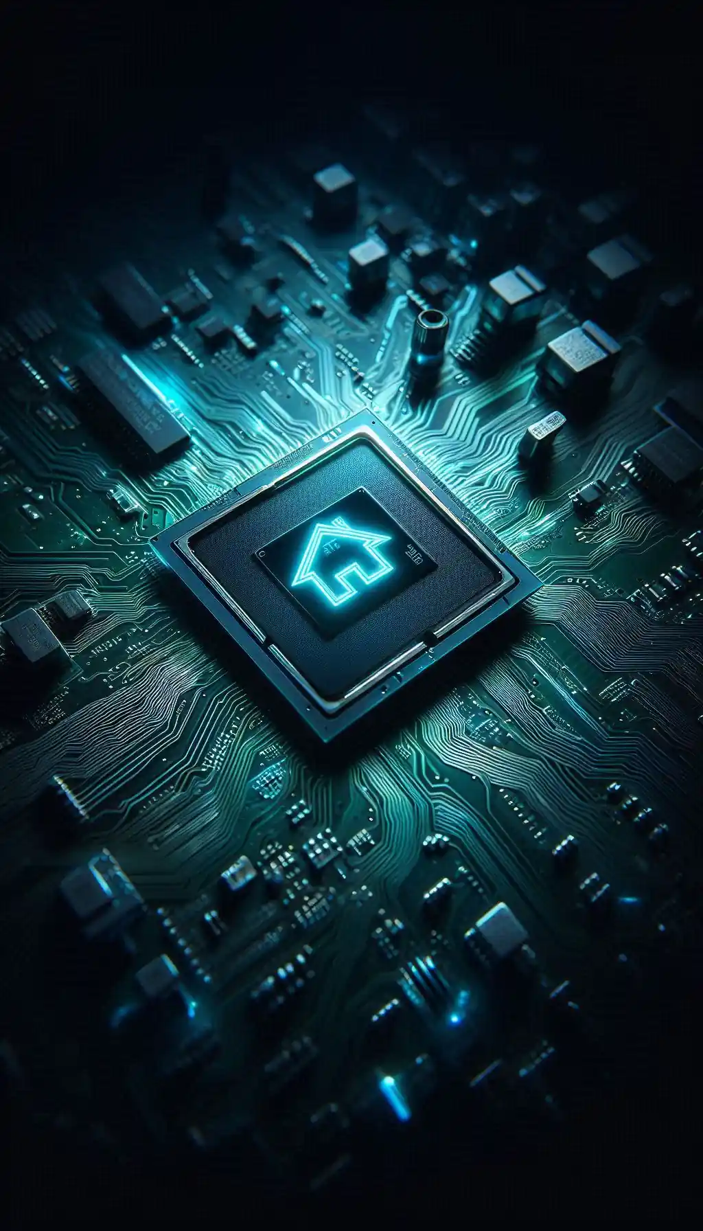 Interface de contrôle domotique avec des capteurs et interrupteurs intelligents